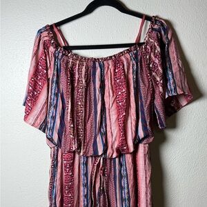 City Triangles Multicolor Patterned Dress